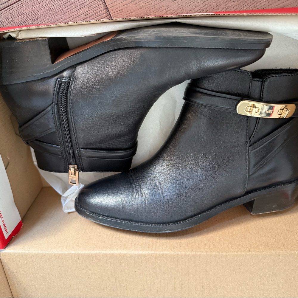 Coach Leather Ankle Boots Coleen